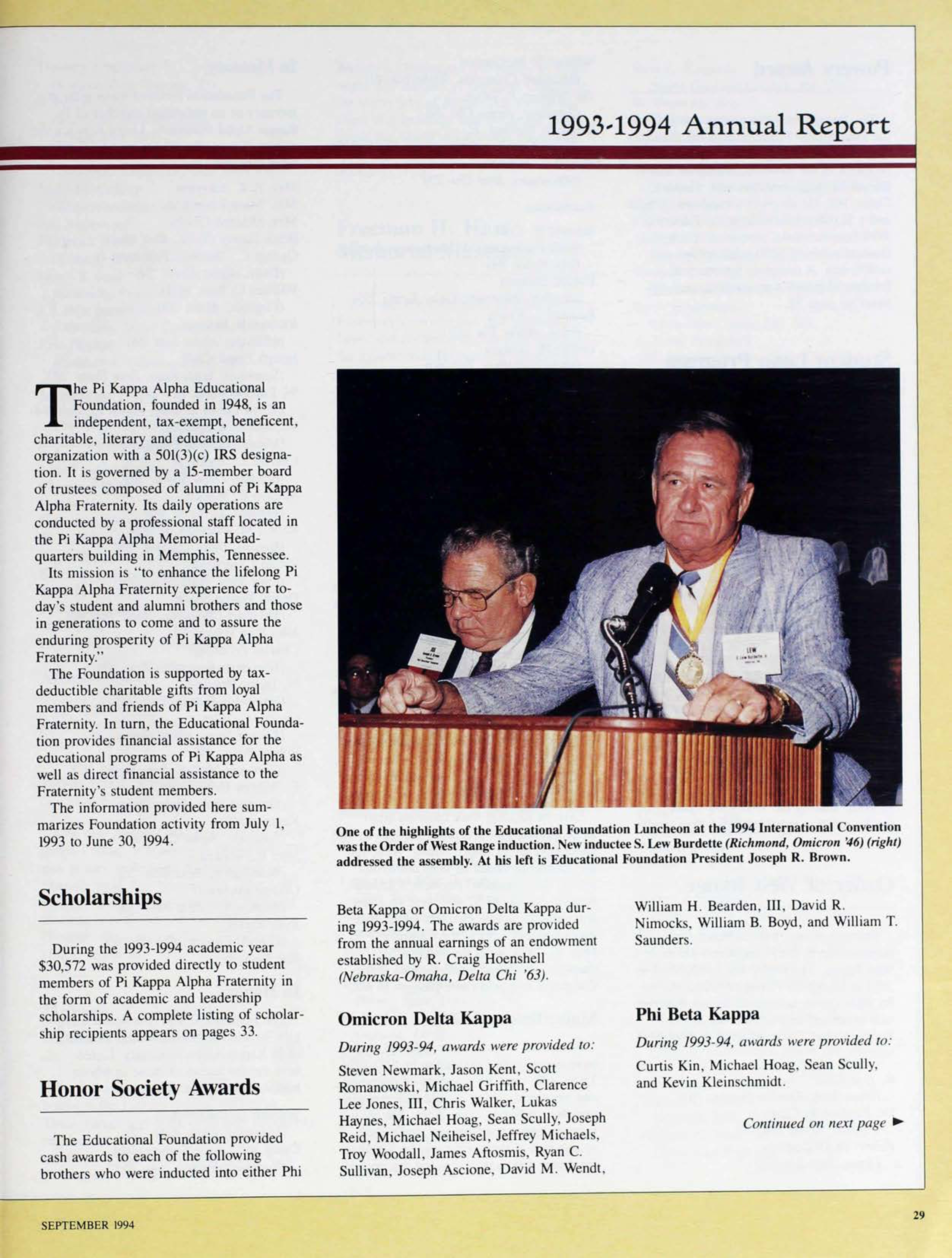 1993-1994 Annual Report